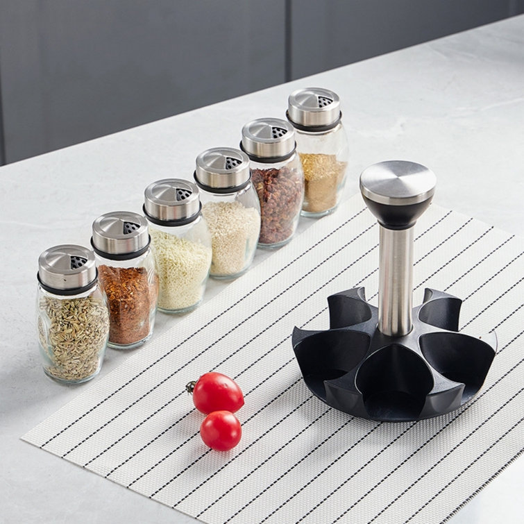 Freestanding Spice Jar Rack Set